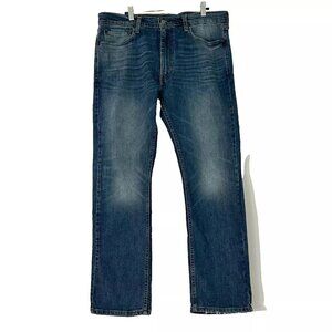 Levi's 513 Slim Straight Medium Wash Jeans size 36" x 30"